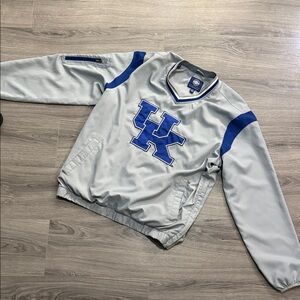 Champion Gray and Blue Windbreaker Jacket